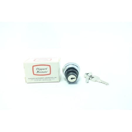 30MM Black Keyed Selector Switch